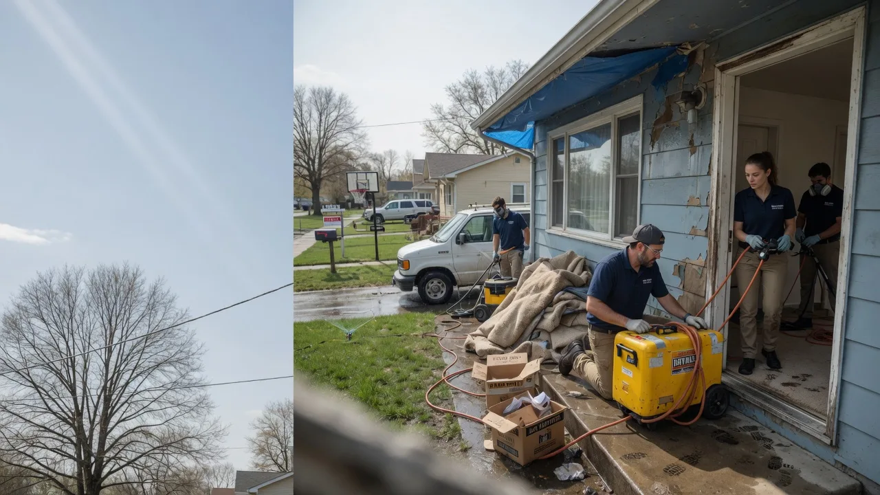 Basement Flood Cleanup in Galesburg, ND near me